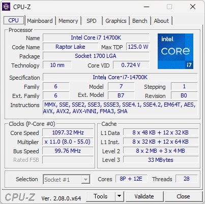 【新品未開封】Intel CPU i7 14700K20コア28スレッドCPU