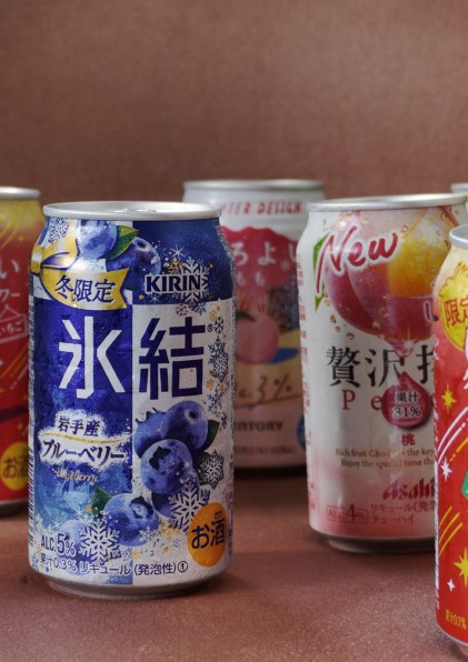 ねね　持ち上げハイボール　ビール　丸氷ブランデー　氷結缶ミニ キリン 氷結® 岩手産ブルーベリー（期間限定）」2月18日（火