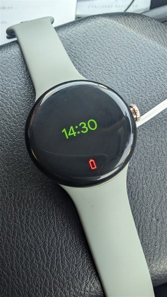 Google Pixel Watch [Polished Silver ステンレス ケース/Charcoal 
