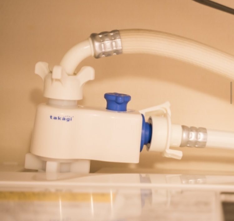 洗濯機からの分水について』 パナソニック プチ食洗 NP-TCR4 の