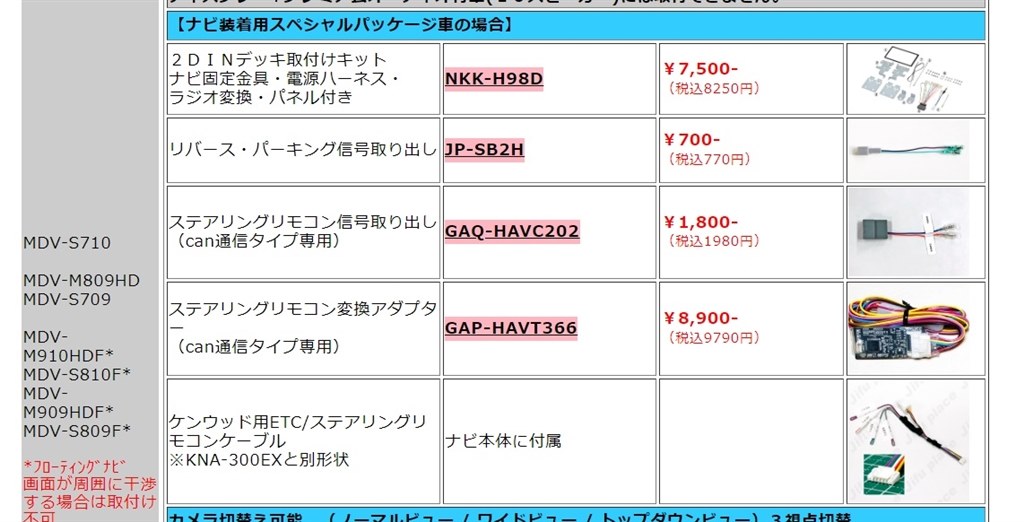 ヴェゼルの新車に取付時の部品について』 ケンウッド 彩速ナビ MDV-M910HDF のクチコミ掲示板