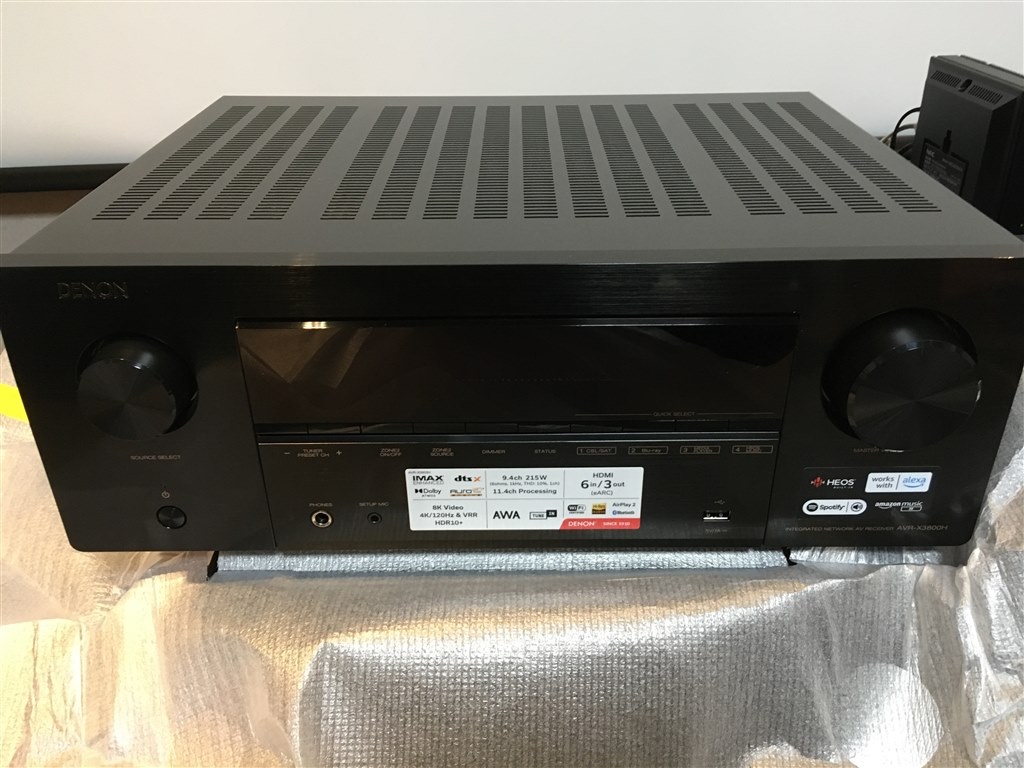AVR-X1700Hとの比較』 DENON AVR-X3800H のクチコミ掲示板