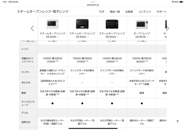パナソニック ビストロ NE-BS6A-W [ホワイト]投稿画像・動画 - 価格.com