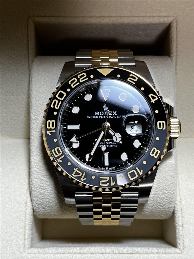 かえるん ROLEX ロレックス GMTマスターII 16713 E番 ブラウン 腕時計 SS