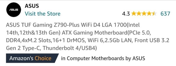 ASUS TUF GAMING Z790-PLUS WIFI D4投稿画像・動画 - 価格.com ASUS TUF GAMING Z790-PLUS WIFI D4投稿画像・動画 - 価格.com