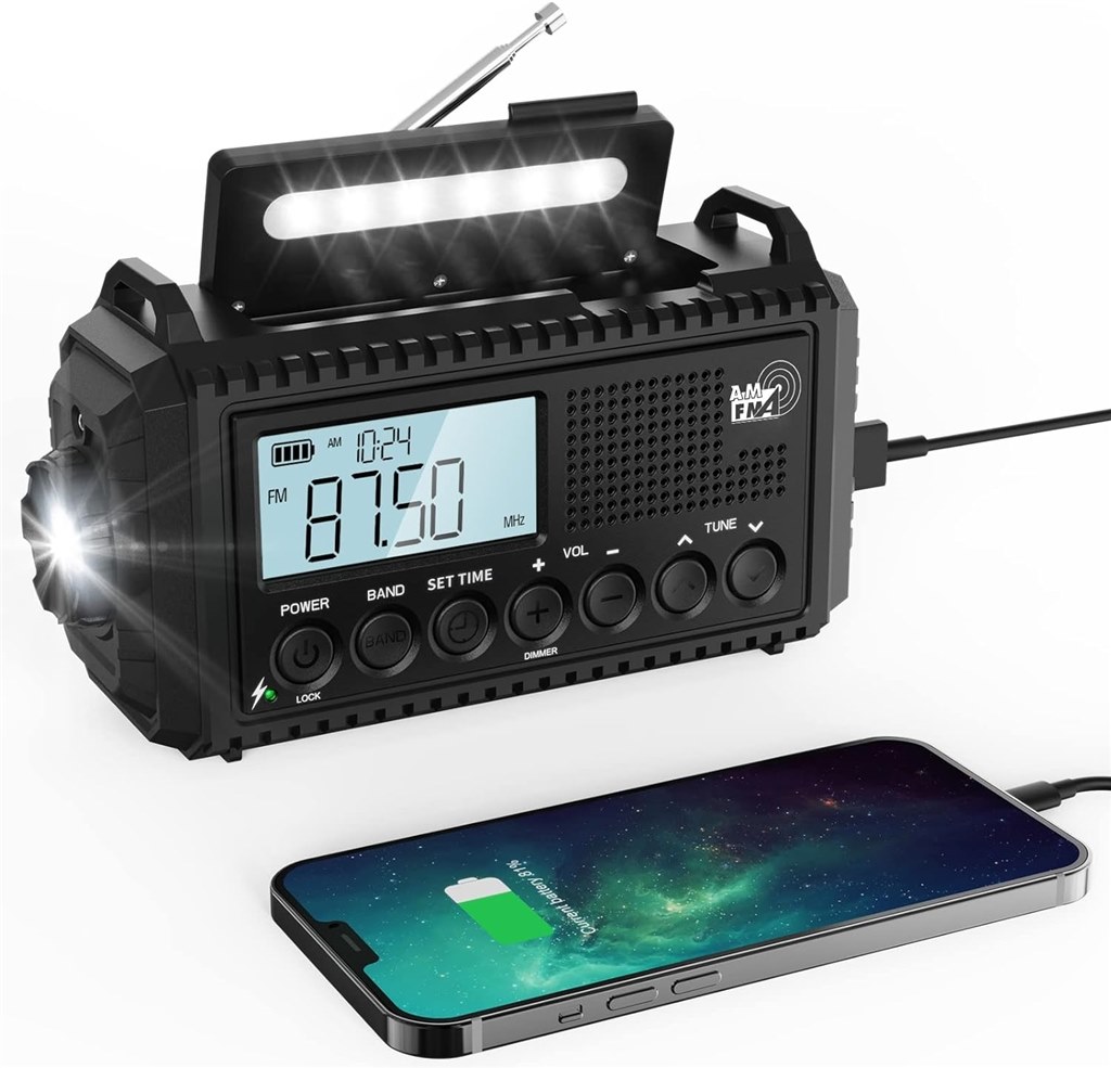 災害時に便利！SONY 太陽光 & 手回し充電ラジオ ICF-B300