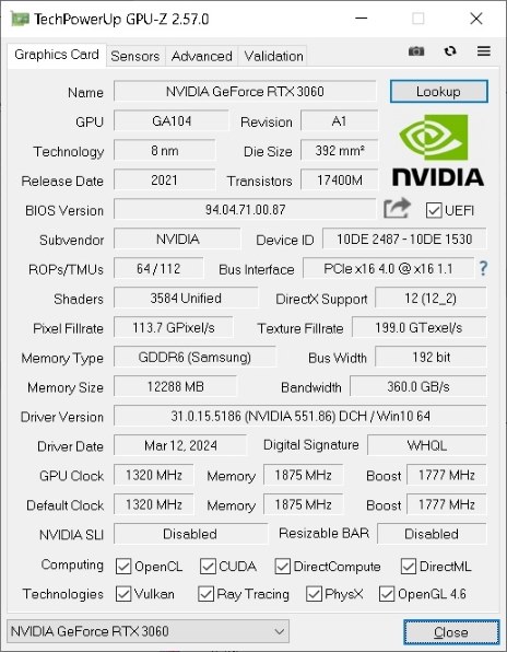 玄人志向 GALAKURO GAMING GG-RTX3060-E12GB/OC/DF [PCIExp 12GB] 価格比較 - 価格.com