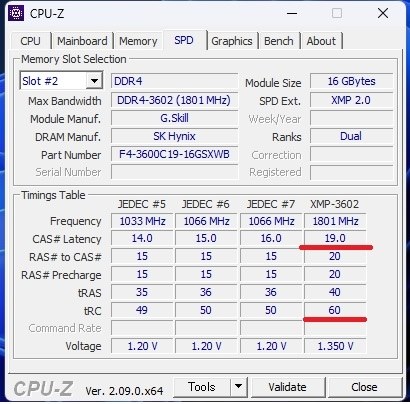 G.Skill F4-3600C19D-32GSXWB [DDR4 PC4-28800 16GB 2枚組]のクチコミ