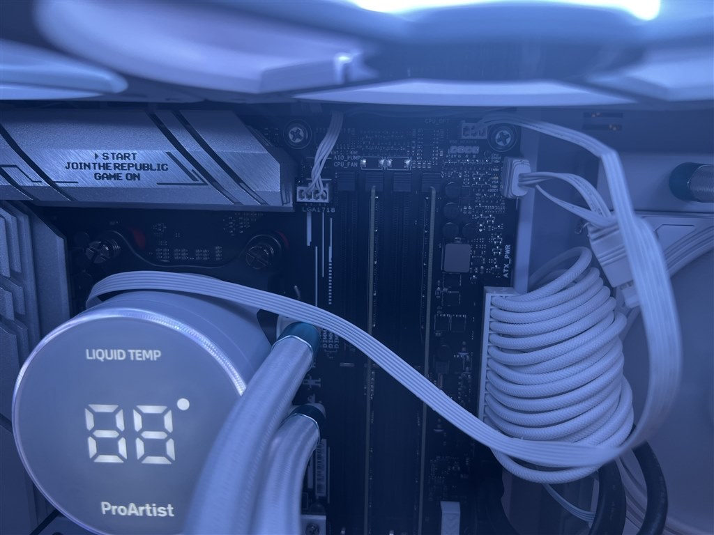 温度表記が88°で止まり、CPUも冷えません。』 ProArtist GRATIFY