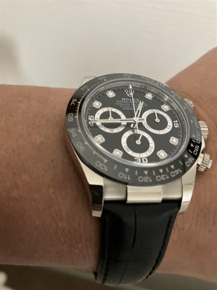 ロレックス コスモグラフ デイトナ 126515LN [8Pダイヤ ブラックラバー