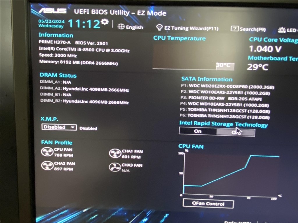 VTDが有効にならない』 ASUS PRIME H370-A のクチコミ掲示板