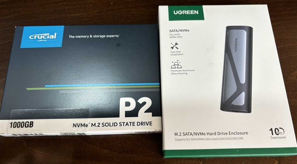 商品説明必ずお読みください　　　　　　　　P2 1000GB SSD 2点セット 商品説明必ずお読みくださいP2 1000GB SSD 2点セット