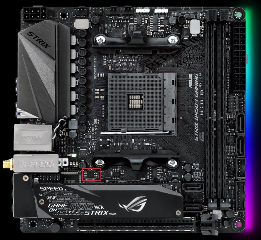 BIOSチップの場所』 ASUS ROG STRIX B450-I GAMING のクチコミ掲示板 - 価格.com