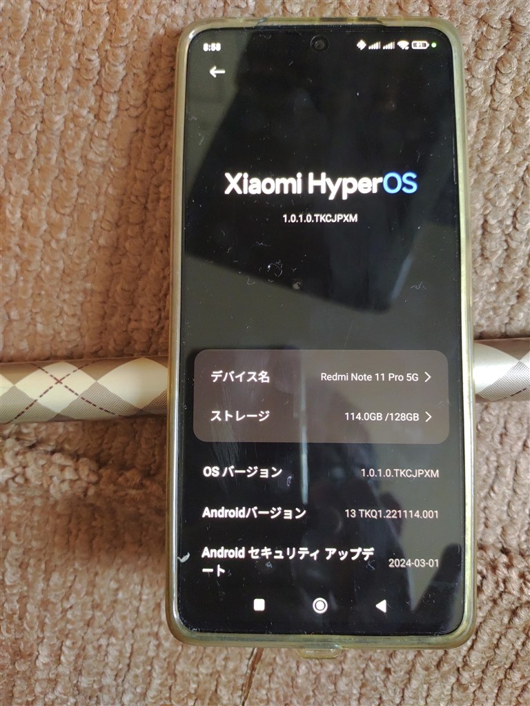 Xiaomi Redmi 11 pro 5G スマートフォン本体 HyperOS Amazon.co.jp: Xiaomi SIM-free Smartphone, Redmi Note 11 Pro, 5G