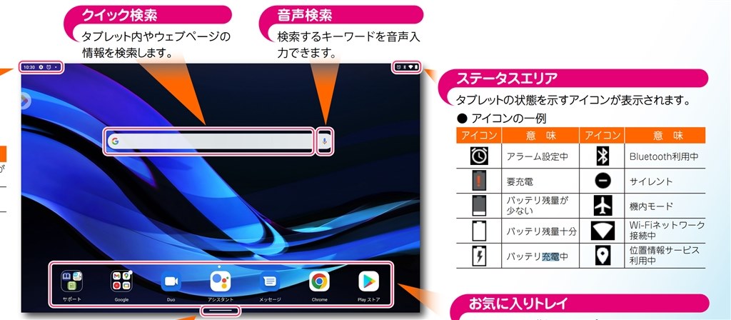 充電表示ランプが見当たりません』 NEC LAVIE Tab T10 T1055/EAS PC