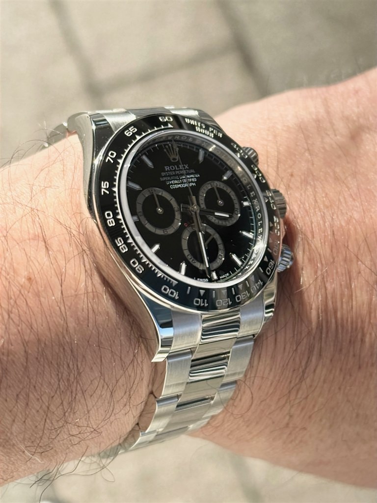 ロレックス　ROLEX希少品コスモグラフ　黒黒デイトナ掛け時計　リプロダクト品 ロレックスROLEX希少品コスモグラフ黒黒デイトナ掛け時計リ