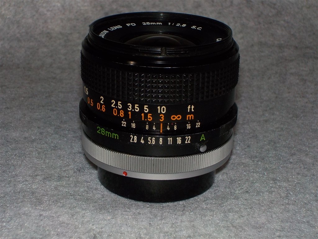 Canon LENS FD 28mm 2.8 S.C. 単焦点 広角レンズ Lens: Canon FD 28mm