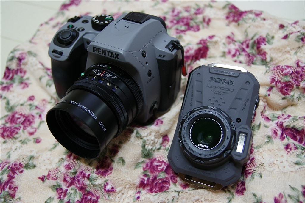 KFストーンとのお色比較』 ペンタックス PENTAX WG-1000 の