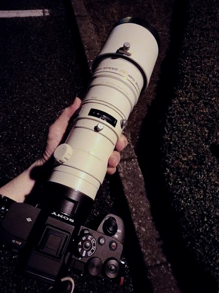 MINOLTA AF 300mm F4 G APOのが使えるか』 SONY LA-EA5 のクチコミ