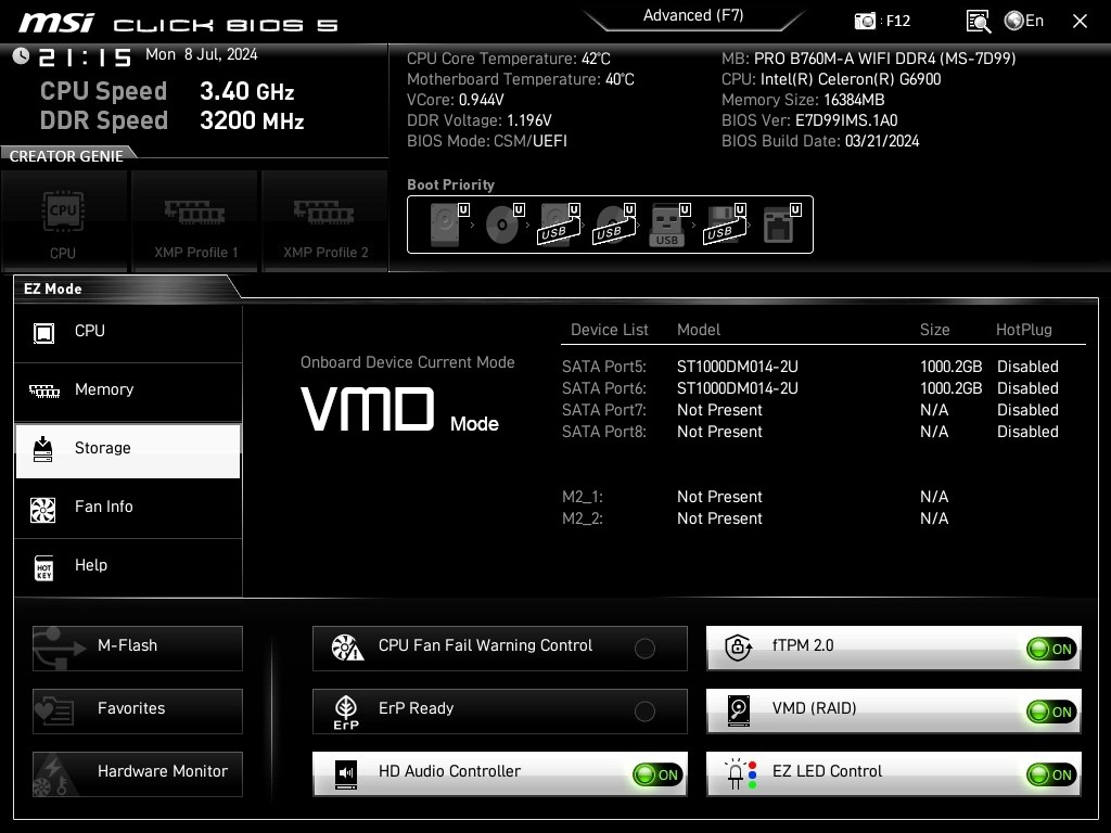 OS ストレージなし BIOS起動確認 UEFI ブートモードで iSCSI 仮想ドライブプロパティーを変更する