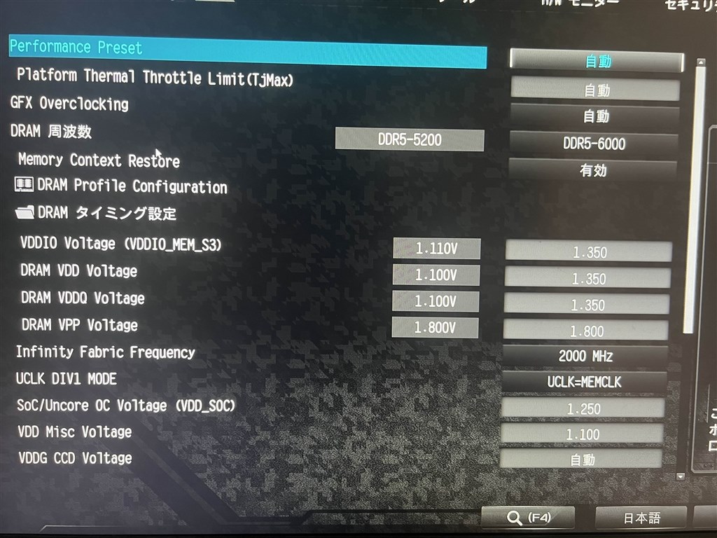 メモリのオーバークロックをしたい』 ASRock X670E Steel Legend の