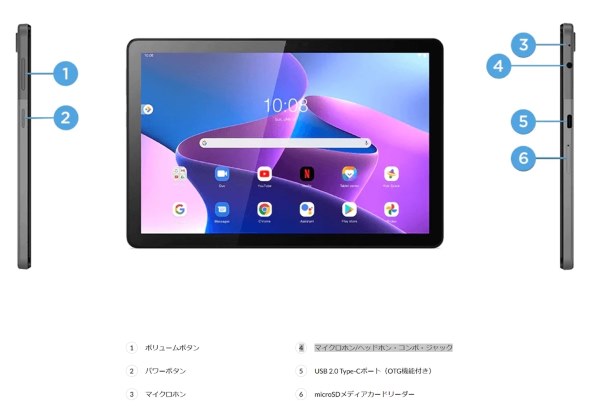 Lenovo Lenovo Tab M10 (3rd Gen) ZAAE0009JP 価格比較 - 価格.com