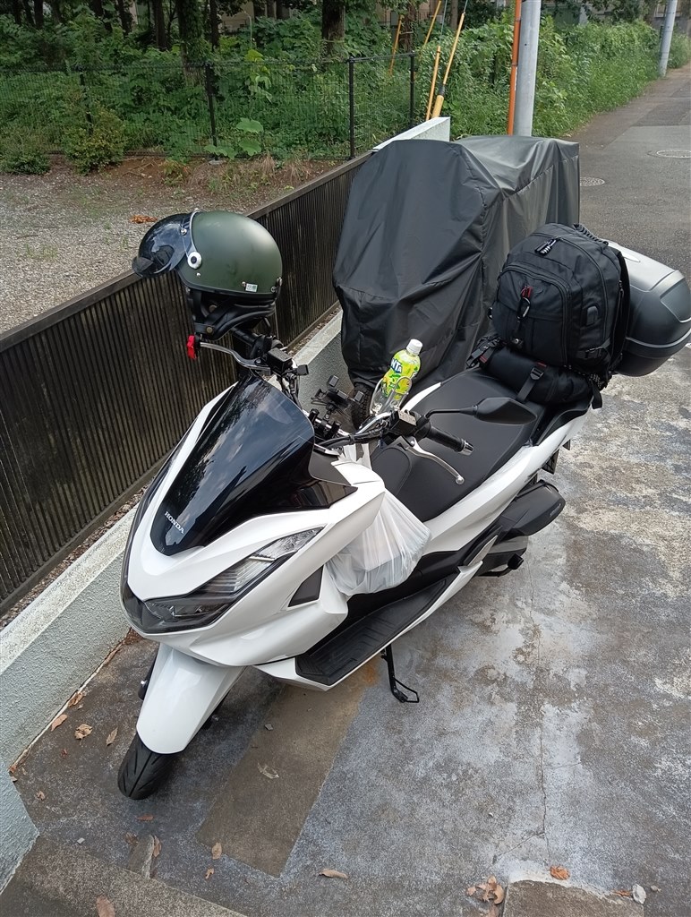 pcx 荷物 コレクション ベルト位置