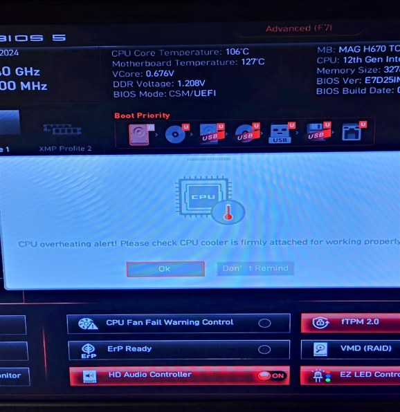MSI MAG H670 TOMAHAWK WIFI DDR4投稿画像・動画 - 価格.com