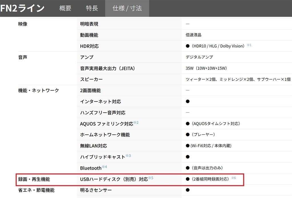 外付けHDD』 シャープ AQUOS 4K 4T-C43FN2 [43インチ] のクチコミ