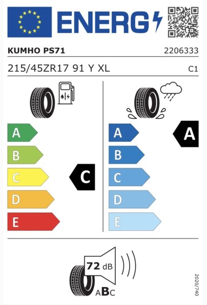 クムホ ECSTA PS71 255/40R18 99Y XL 価格比較 - 価格.com