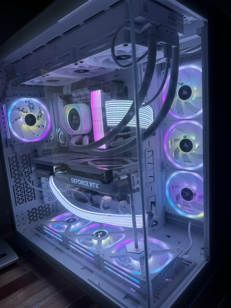 光らない LCD画面設定でない』 Corsair iCUE LINK H150i LCD WHITE CW