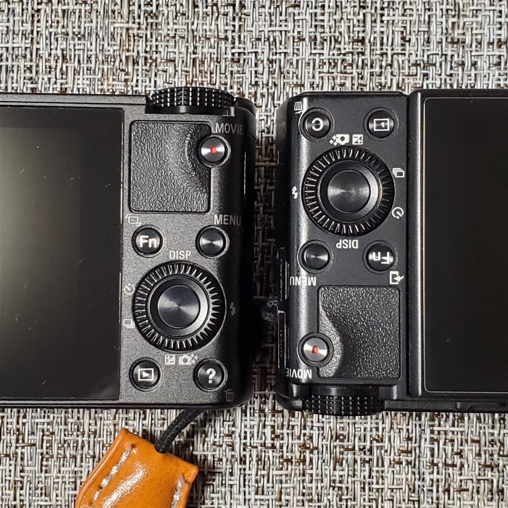 メニュー画面新旧』 SONY サイバーショット DSC-RX100M5A のクチコミ