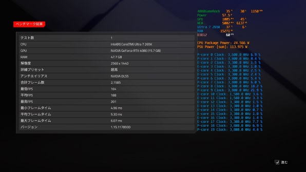 Intel Core Ultra 7 265K 動作未確認 Intel Core Ultra 7 265K 動作未確認 CPU