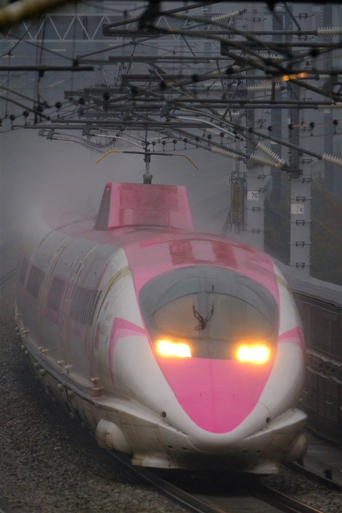 雨の大津トンネル（新幹線撮影の使用感）』 富士フイルム フジノン