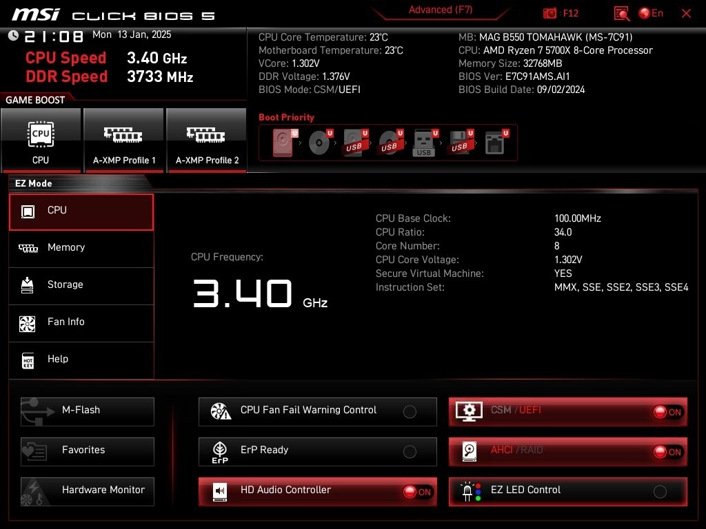 BIOSでCPU水冷クーラーのLEDをオフに出来ますか？』 MSI MAG X670E