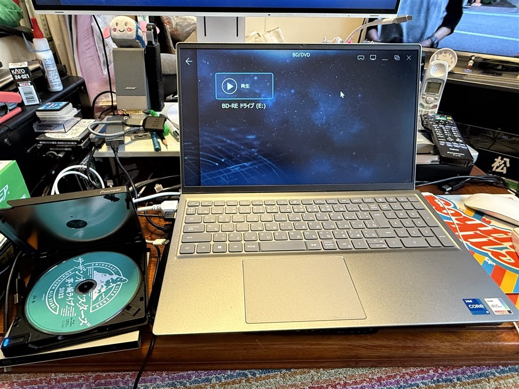 DVD』 Dell Inspiron 15 Ryzen 5 7530U・16GBメモリ・512GB SSD搭載