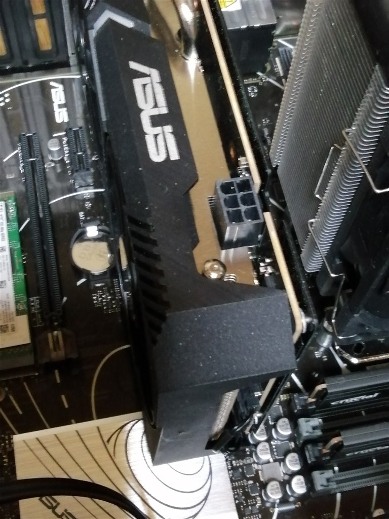 RX6500XTの補助電源が取れない』 ASUS DUAL-RX6500XT-O4G [PCIExp 4GB