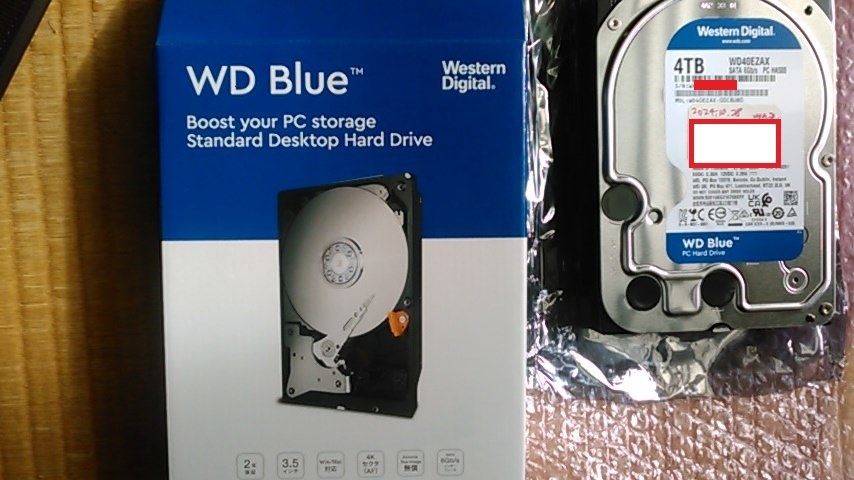 HDDの初期チェック』 WESTERN DIGITAL WD60EZAX [6TB SATA600 5400] の