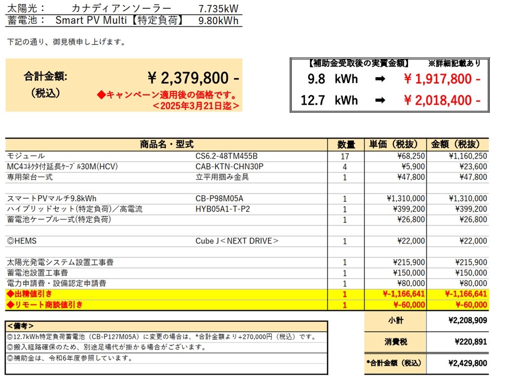 再※太陽光+蓄電池の見積り相談』 クチコミ掲示板 - 価格.com