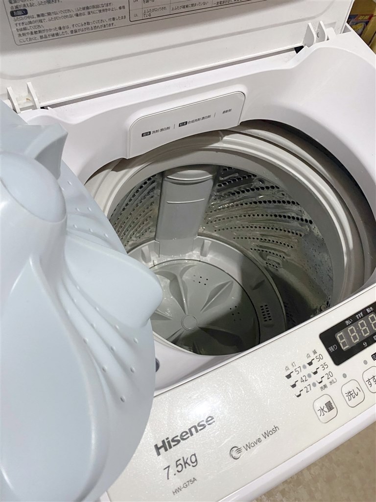 洗濯機の分解クリーニング行っています！ハイセンス7.5K洗濯機