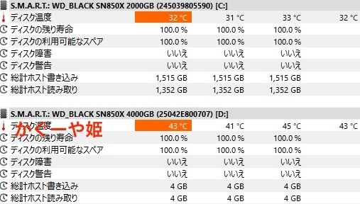 WESTERN DIGITAL WD_Black SN850X NVMe SSD WDS400T2X0E投稿画像