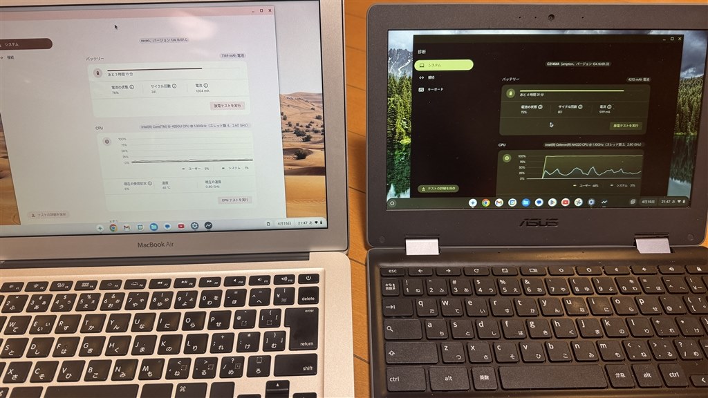 chromeOS化』 Apple MacBook Air 1300/13.3 MD760J/A のクチコミ掲示板