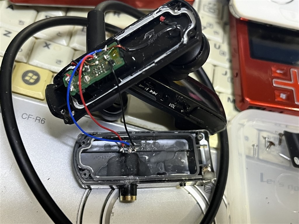 電池交換に失敗したので有線化してみた』 SONY NWD-W253 [4GB