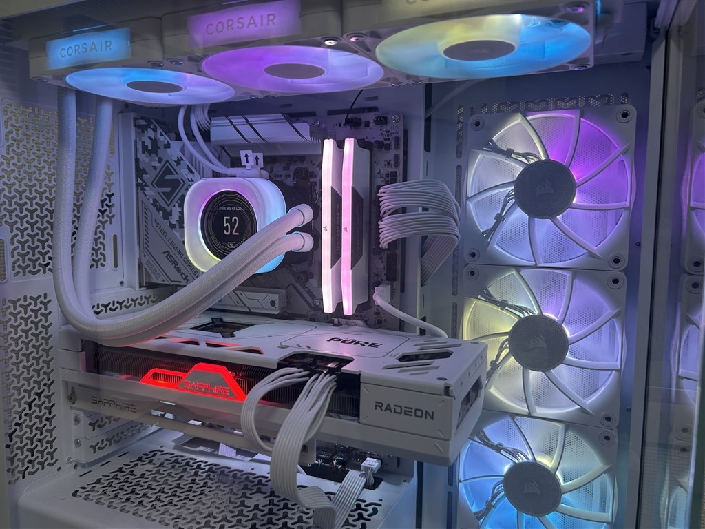 冷媒温度が異常に高い』 Corsair iCUE LINK TITAN 360 RX RGB