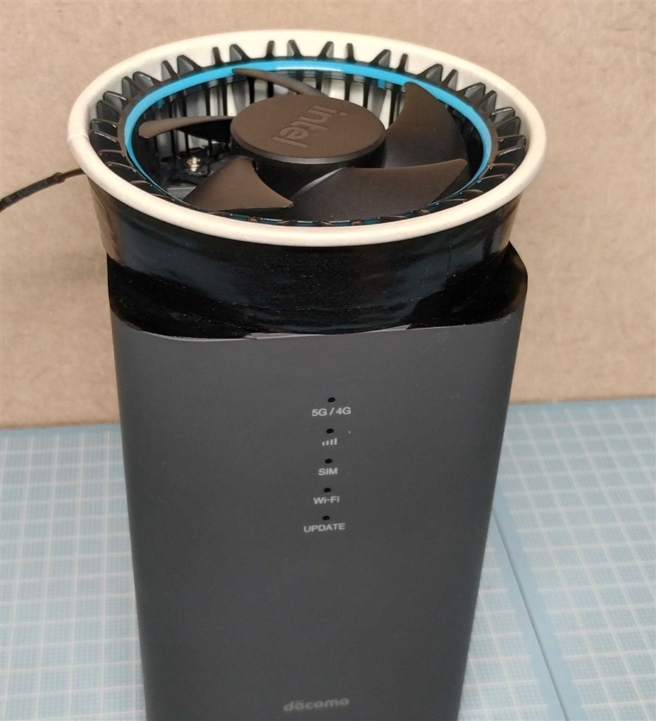 docomo home 5G HR02 ルーター　空冷ファン付き　残債なし Docomo home 5G HR02熱対策｜はこ葛篭