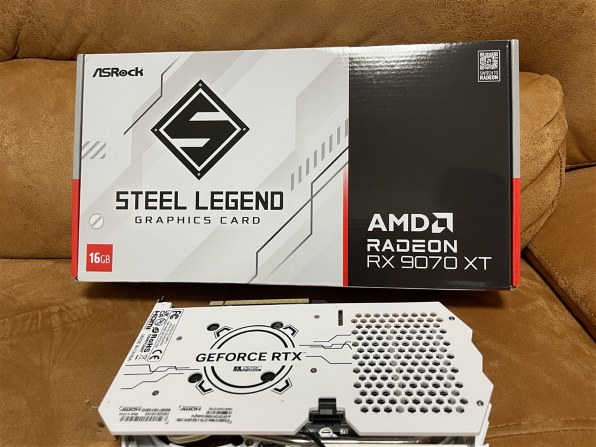 ASRock Radeon RX 9070 XT Steel Legend 16GB [PCIExp 16GB]投稿画像