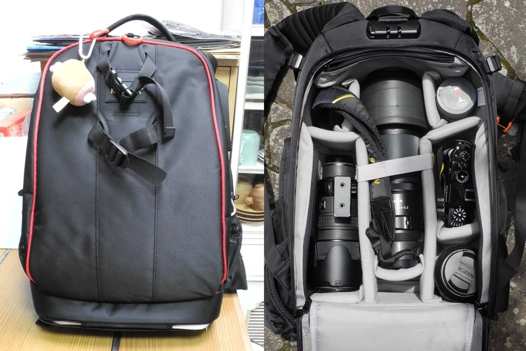 Z8＋Z180-600mmを収納できるカメラバッグ （リュックタイプ