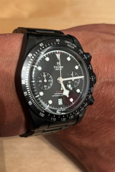 チューダー ヘリテージ ブラックベイ クロノ ダーク 79360DK [SSブレス