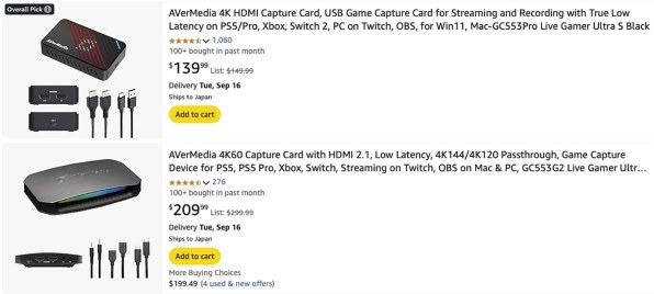 AVERMEDIA Live Gamer ULTRA 2.1 GC553G2 価格比較 - 価格.com
