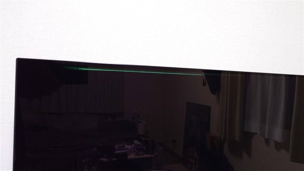画面上部に白い線』 SONY BRAVIA KJ-55A9G [55インチ] のクチコミ